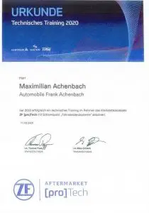 Zertifikate M. Achenbach + K. Reuchsel_Seite_1
